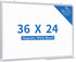 TRIPOLLO Whiteboard Dry Erase Board, 36 x 24 inches, Magnetic, Aluminum Frame, Hanging Marker Board