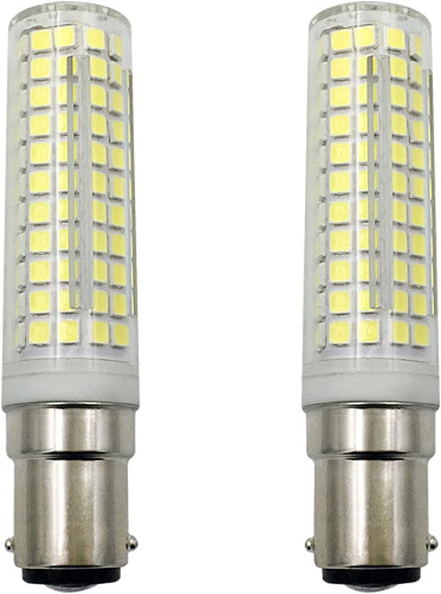BA15D LED Bulbs 15W Dimmable, 120V Double Contact Bayonet Base, 136-LEDs 2835SMD