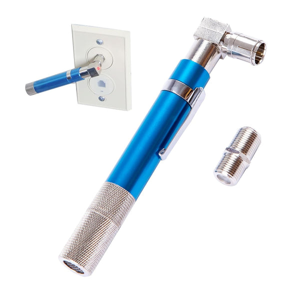 Coaxial Pocket Toner: Pocket Continuity Tester and Toner with Light & Buzzer for Testing Coax Cable
