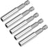 uxcell 5 Pcs Magnetic Bit Holder Extension, 1/4 Inch Hex Shank by 2.36 Inch, Quick Release Screwdriver Drill Tool