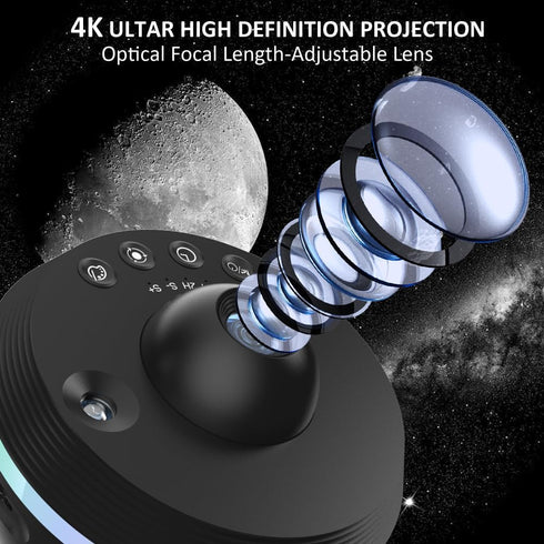 13 Galaxy Projector Pro for Bedroom, Planetarium Star Projector, Starry Sky Night Light with Film Discs, Solar System