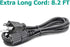 3 Prong AC Power Cable Replacement for AnkerMake M5 3D Printer 8.2ft Power Cord Plug