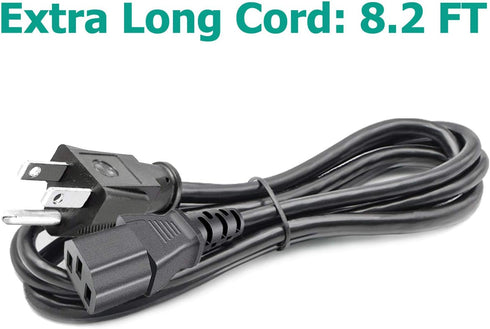 3 Prong Power Cable Replacement for Voxelab Aquila Pro X2 3D Printer, 8.2ft AC Power Cord