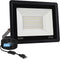 50W Flood Lights Outdoor,8000LM Bright LED Work Light,IP66 Waterproof Security Outside Lights
