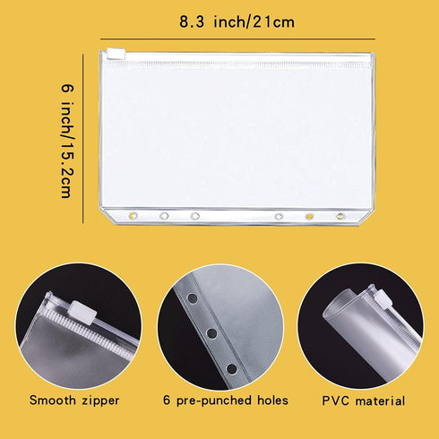 Money Saving Binder, Savings Challenges Book with 12pcs Zipper Envelopes, A5 Budget Planner
