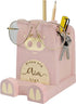 Wood Multipurpose Eyeglass Phone Pen & Pig Pencil Holder, Desk Box Organizer Accessories Decor, Home Office Desktop