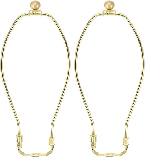 PATIKIL 10 Inch Lamp Harp Kit with 17.5mm Solid Brass Ball Finial,