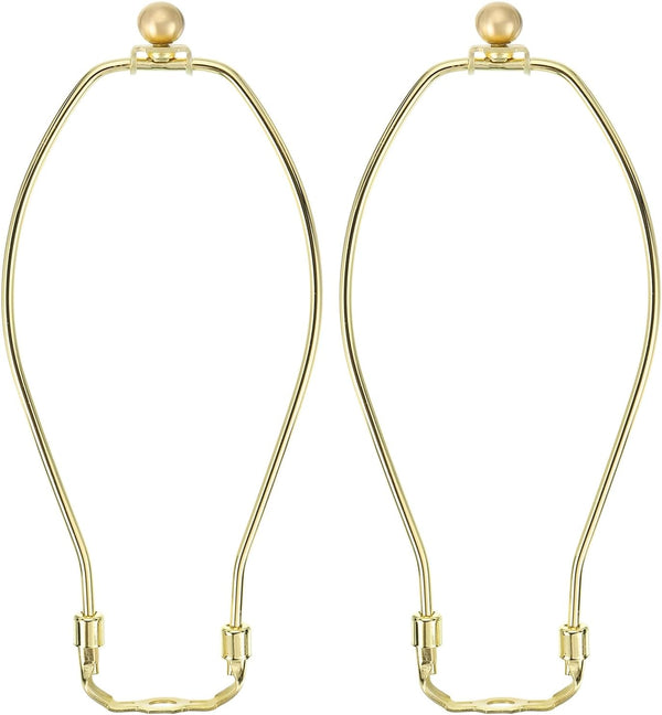 PATIKIL 10 Inch Lamp Harp Kit with 17.5mm Solid Brass Ball Finial,