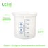Utile 2 Pcs Plastic Beaker Set, 1000ml Measuring Beaker for Lab Science with Blue Printed Graduation, 4007.0281.2