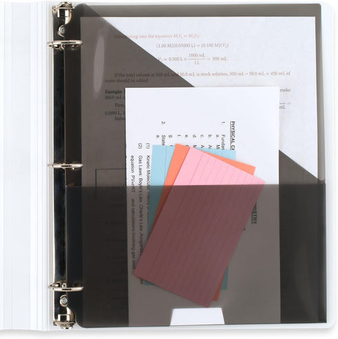 Five Star 3 Ring Binder, 1 Inch Binder with D Rings, Customizable Clear View Cover, White