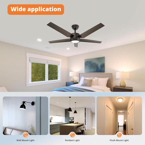 3.93 Inch 120V 18W 2000LM 3 Dimmable, Pomya LED Retrofit Light Kit for Ceiling Flush Light, AC Color Temperature