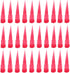 Utoolmart Industrial Blunt Tip Tapered Dispensing Fill Needle, 25ga Red, 120pcs
