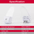 2 Pack GREENIC Red Plug in LED Night Light Dusk to Dawn Sensor for Bedroom, Bathroom, Kitchen, Hallway