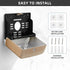Paper Towel Dispensers Wall Mount: Multifold Z-Fold Paper Towel Holder, No Drilling Install, Compact Hand Towel
