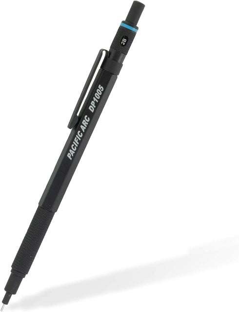Pacific Arc Chromagraph Metal Mechanical Pencil, 0.5mm Black Barrel for Drafting and Sketching