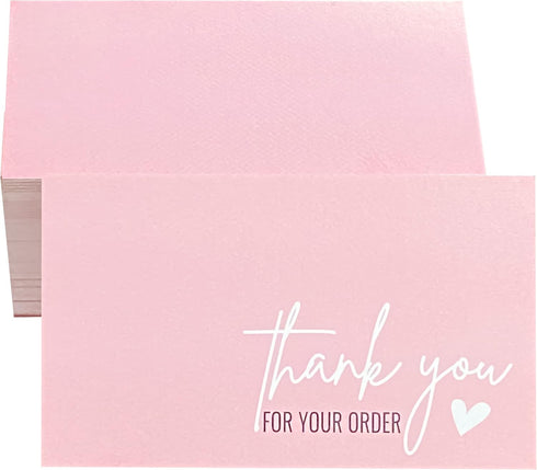 RXBC2011 Thank you for your order Card Thank you Cards Package Insert