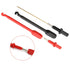 ZB-T12S Automotive Wire Piercing Probe, Wire Piercing Clip Puncture Wire Back Probe Pins Red Black 160 * 16mm