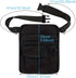 Kazheon Restaurant Waiter Waist Money Pouch Bag Server Pouch Bag Hotel Bar Apron Bags With Adjustable Belt(COLOR:Black)