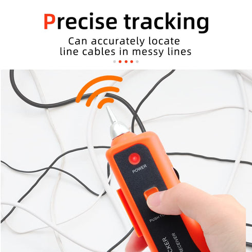 Ethernet Cable Tracker LAN Network Cables Tester Multifunction Line Finder for CAT5 CAT6 RJ45 RJ11 with Maintenance