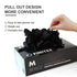 FINITEX Black Nitrile Disposable Gloves, 5mil, Powder-free, Latex-Free, 100 PCS for Medical Exam, Home Cleaning