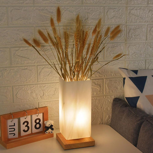 Set 2 E27 3.9X5.6 Inch, STOBAZA Square Lampshade of White Frosted Glass Lamp Shade Fits for Wall Table Floor Lamp
