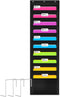 Godery Premium Hanging File Folder Organizer - 10 Pockets & 3 Hangers, Perfect for Home Organization, Wall or Over Door