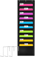 Godery Premium Hanging File Folder Organizer - 10 Pockets & 3 Hangers, Perfect for Home Organization, Wall or Over Door