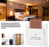 Power Card Sensor Hotel Power Card, Hotel Energy Saving Switch Light Switch Key Plate Extender 3.4x3.4in 100 Times Aging Tests Qualified White For 4150 Card For 125k Frequency Induction Card