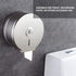 1pc Zerodeko Round Stainless Steel Tissue Storage Rack for Bathroom Easy Install Paper Holder Large Capacity