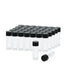 ALWSCI 1 Dram Glass Vials, Small Liquid Sample Vial, 4 ml Borosilicate Glass Empty Vials with 13-425 Black Screw Caps