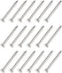 Small Nails (1.4x13mm) 500pcs, Carbon Steel Tiny Hardware Nails for Household Woodworking, Silver Tone