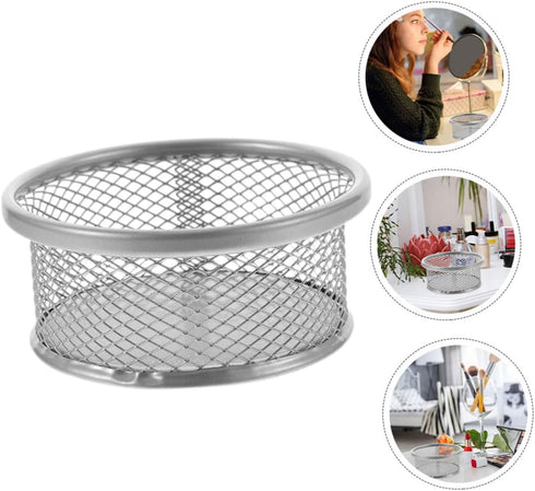 Paperclip Holder Clip Container, Mesh Clip Organizer for Office Desk Accessories