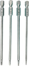 RC Hex Bit Set 1.5, 2.0, 2.5 & 3.0mm Hex Head Allen Wrench Drill Bit S2 Steel 1/4" Hex Shank for Power Drill
