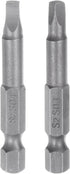 2pcs SQ3 SQ4 Square Screwdriver Bit, 1/4" Hex Shank, 2" Length, Magnetic Security