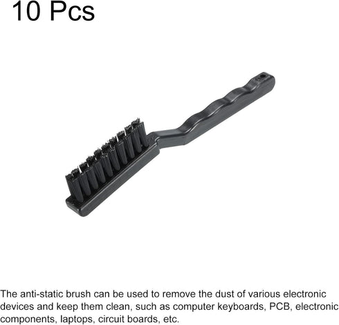 PATIKIL Anti Static ESD Brush, 10pcs Nylon Cleaning Keyboard Brush for Computer, PCB, Motherboards, Laptop