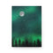 Northern Lights Hardcover Matte Journal, Northern Lights Notebook, Aurora Borealis Book, Astronomy