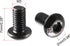 uxcell M3x6mm Thread Button Head Hex Socket Cap Screw Bolt, 100pcs