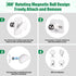 1 4 360 Rossesay Piece LED Wall Lights with Remote, Wall Sconces Lamp Rechargeable Battery Operated Bed Light