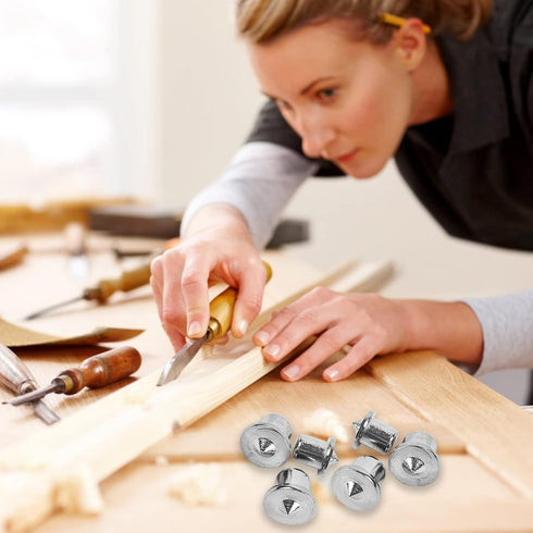 Dowel Pins Center Point Set, Dowel Tenon Center Transfer Plugs, Marker Set, 20 Pcs (1/4, 5/16, 3/8, 1/2 Inch)