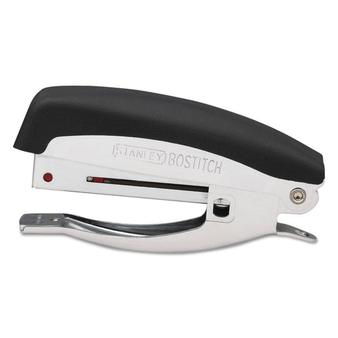Bostitch Office Deluxe Hand-Held Stapler, 20 Sheet Capacity, Chrome/Black (42100) with Anchor Hole