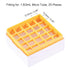 uxcell Centrifuge Tube Freezer Storage Box, 25 Places, Waterproof Polypropylene Holder for 1.8/2ml Tubes