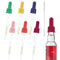 Glass Dropper Pipettes for SodaStream Bubly Bubbly Drops Flavors, Colorful 6Pcs