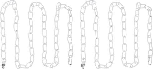 PATIKIL 6 ft Light Fixture Chain, 2 Pcs Lighting Chain Metal Looping