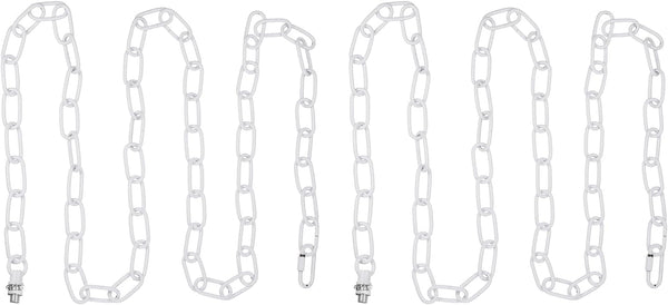 PATIKIL 6 ft Light Fixture Chain, 2 Pcs Lighting Chain Metal Looping