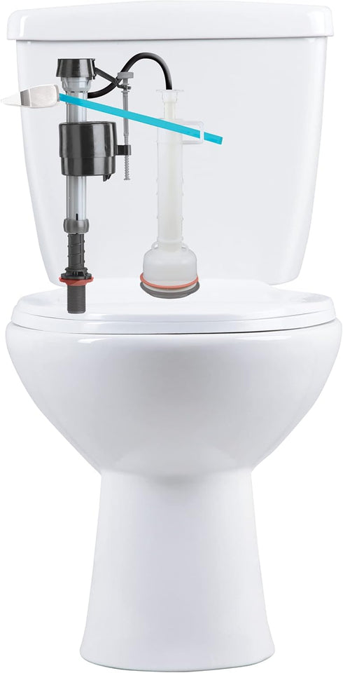 Fluidmaster K-400A-023 Mansfield Toilet Fill Valve and Flush Valve Seal Repair Kit in Multicolor