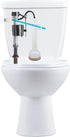 Fluidmaster K-400A-023 Mansfield Toilet Fill Valve and Flush Valve Seal Repair Kit in Multicolor