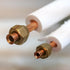 PATIKIL 3/4" Brass Flare Nut, 2 Pcs SAE 45 Degree Copper Flare Tube Fitting for Air Conditioner Water Gas Line