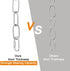 15 65 Lbs PATIKIL Feet Lighting Chain for Hanging Lamp, Chandelier Chain Light Fixture Chain Load Capacity for Pendant