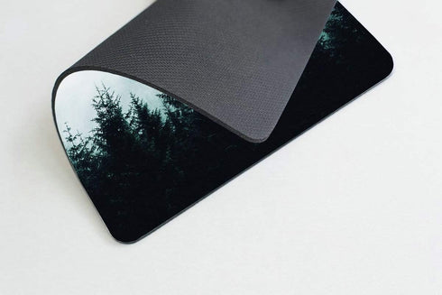 Smooffly Custom Misty Mountains Gaming Mouse Pad - Non-Slip Rubber Rectangle Mousepad for Computers 9.5 X 7.9 Inch