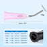 JMU 1000Pcs Bent Dispensing Tips 18g, Blunt Tip Dental Pre Bent Flow Dispensing Needle Tips
